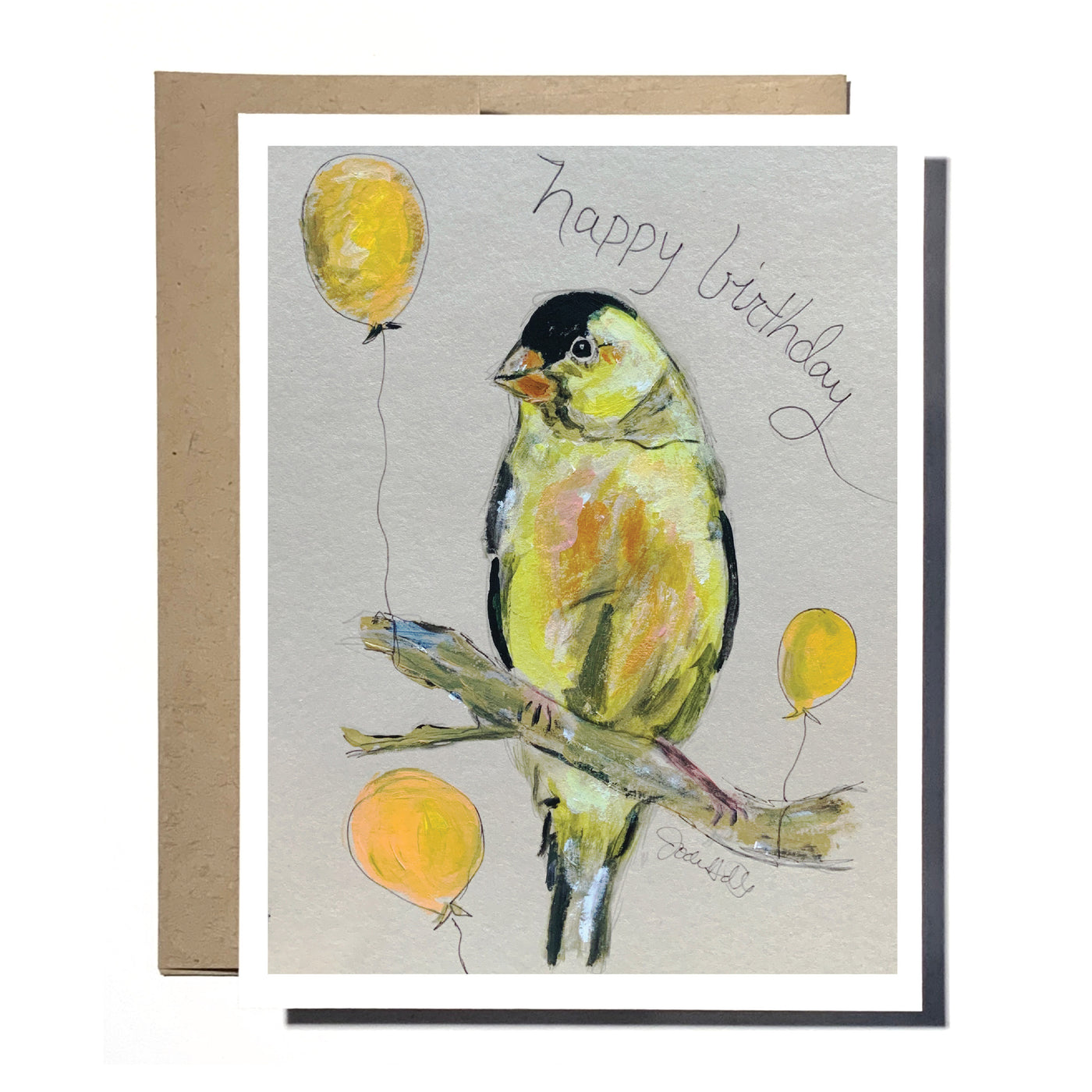 happy birthday yellow bird