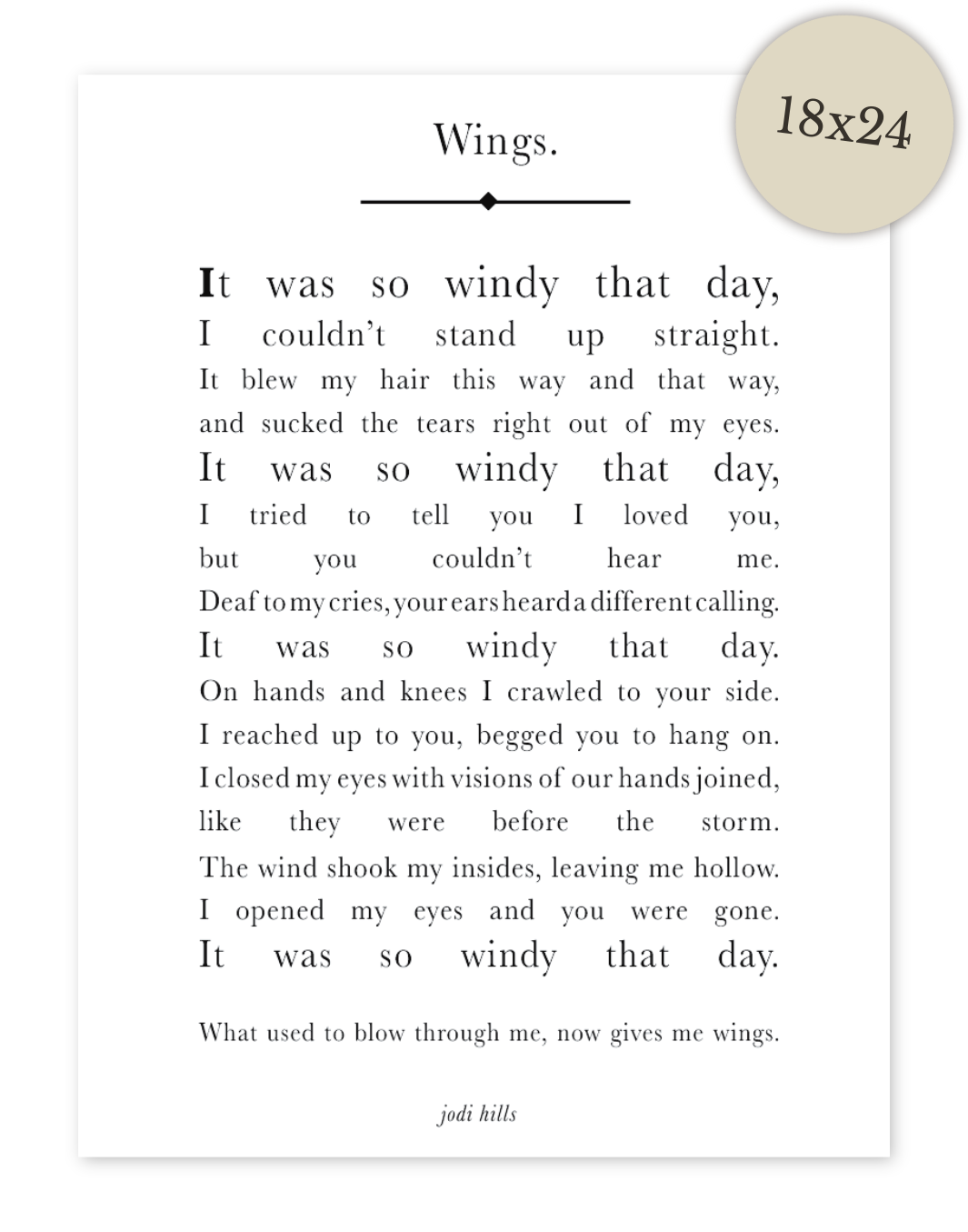 wings - printable