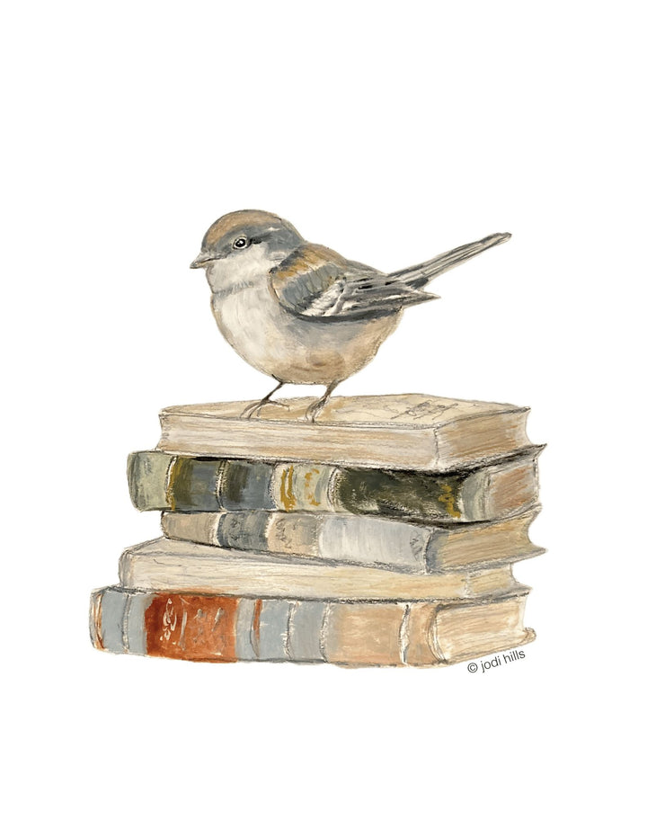 book bird sticker