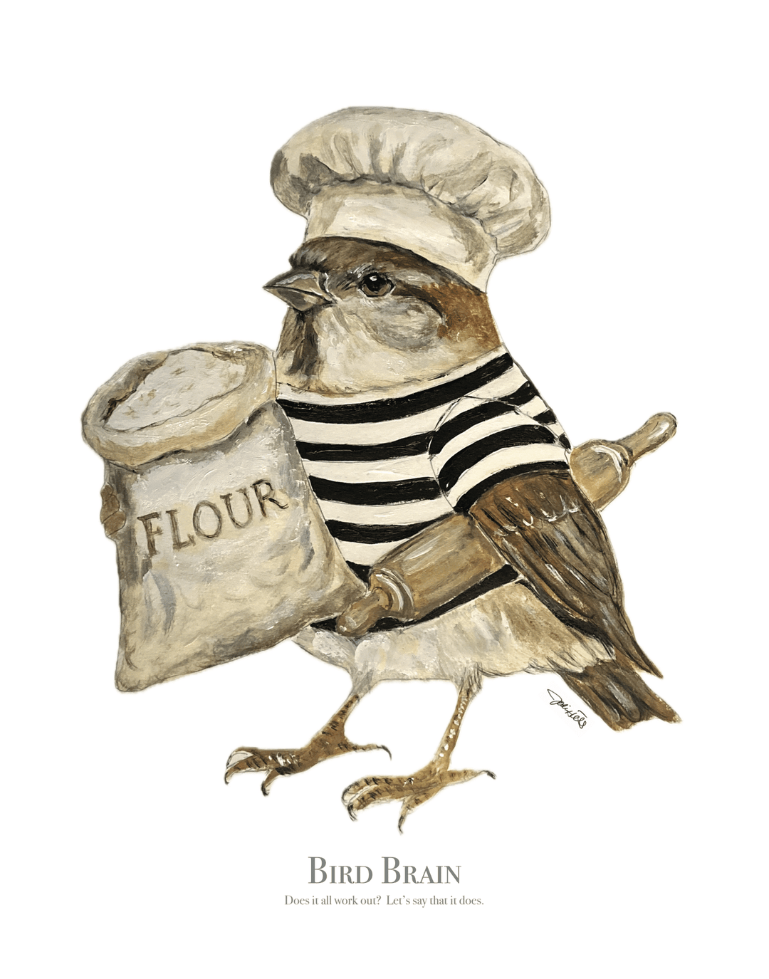 bird brain baker