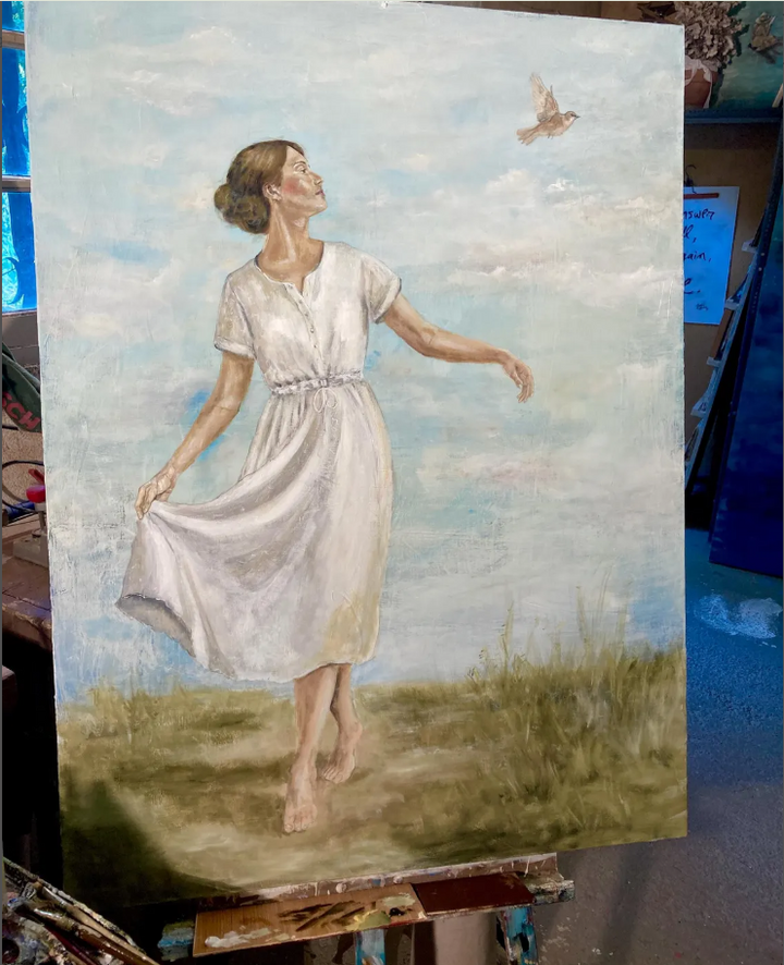 Artist Original ~ being lifted