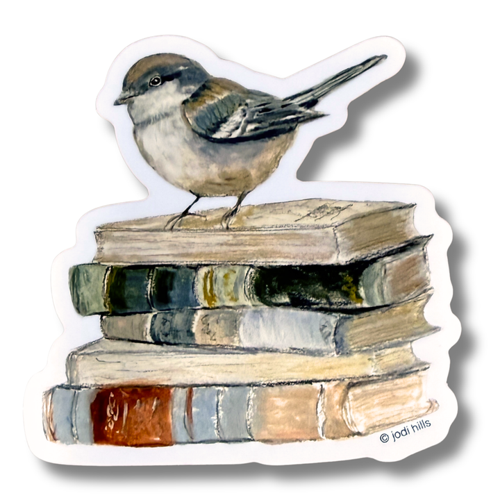 book bird sticker