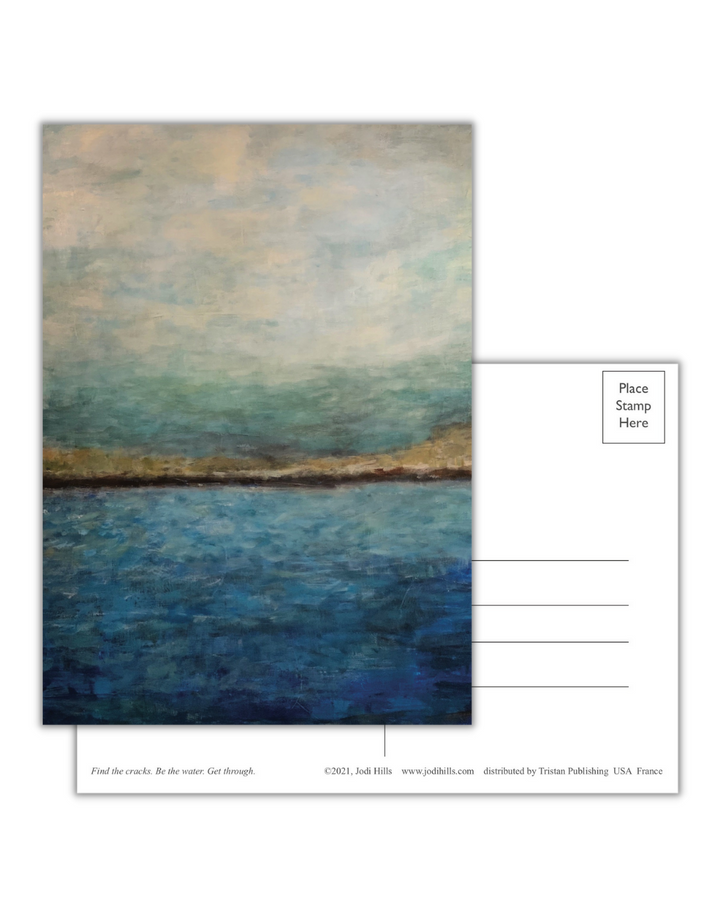 because i thought of you postcard collection