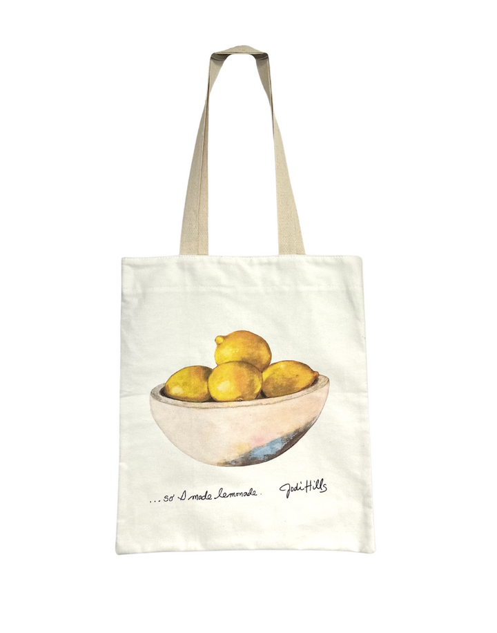 ...so i made lemonade tote