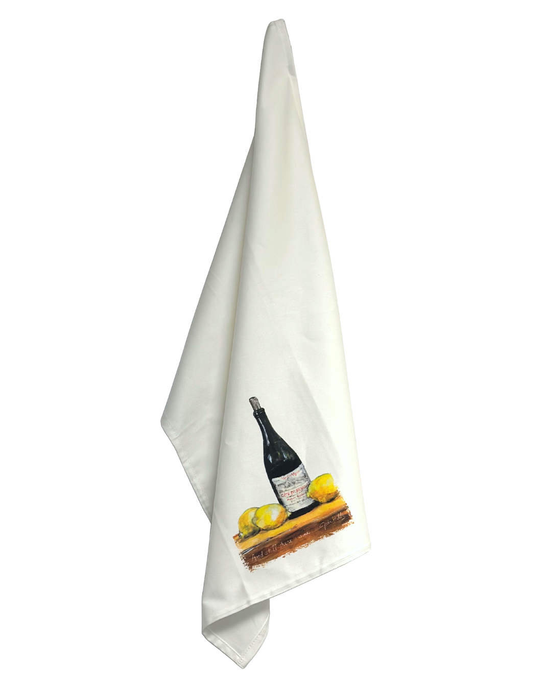 and still, there is wine tea towel