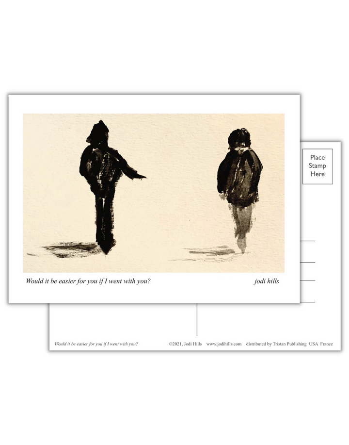 because i thought of you postcard collection