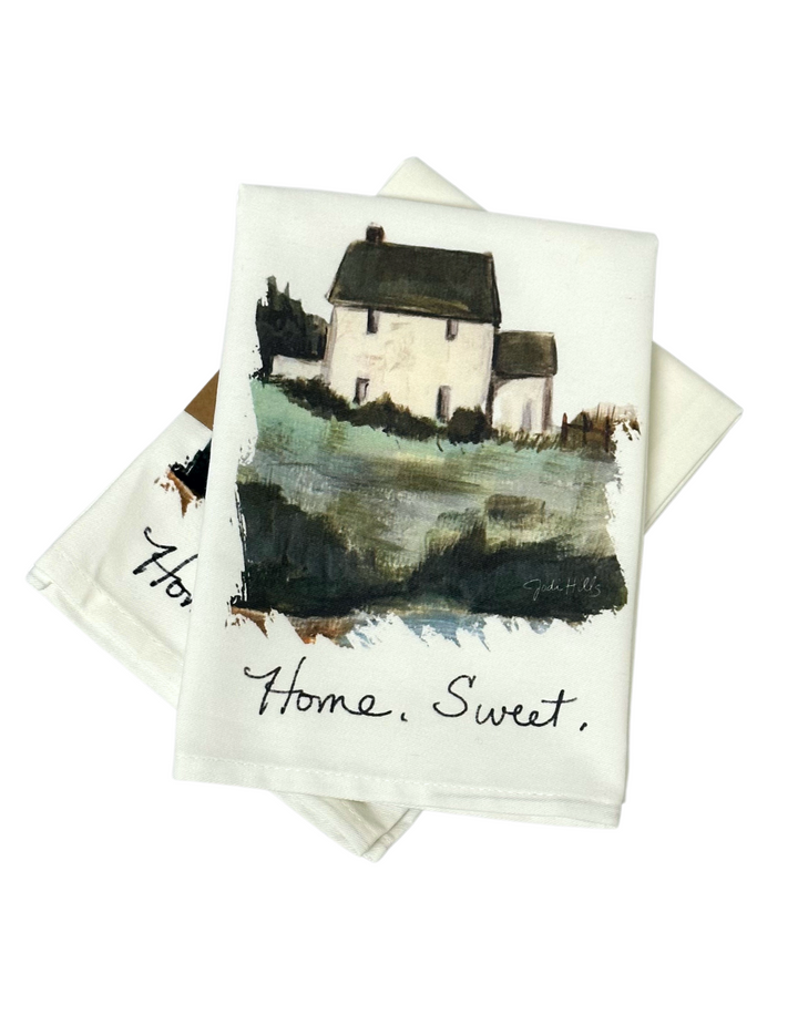 home sweet tea towel