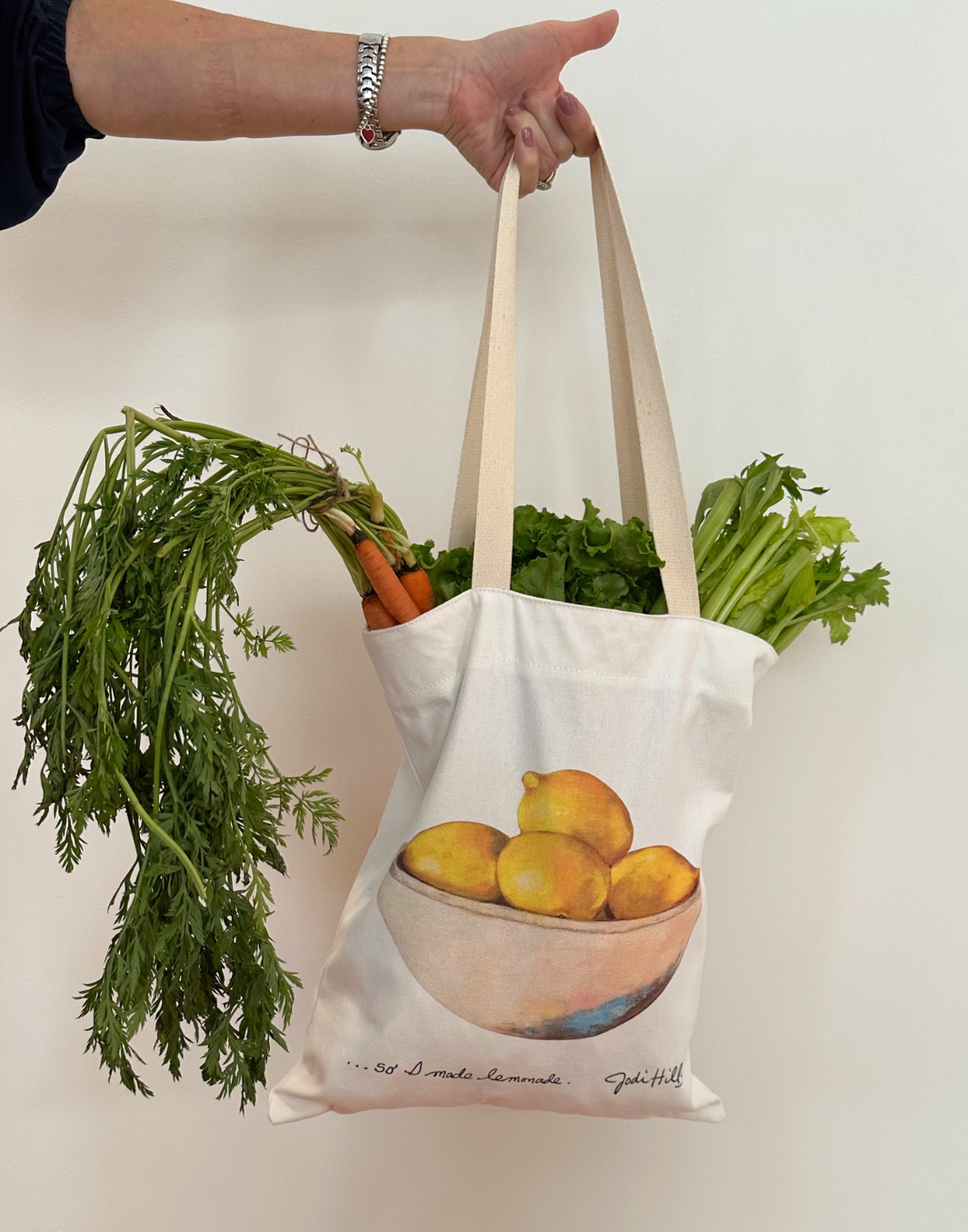 ...so i made lemonade tote
