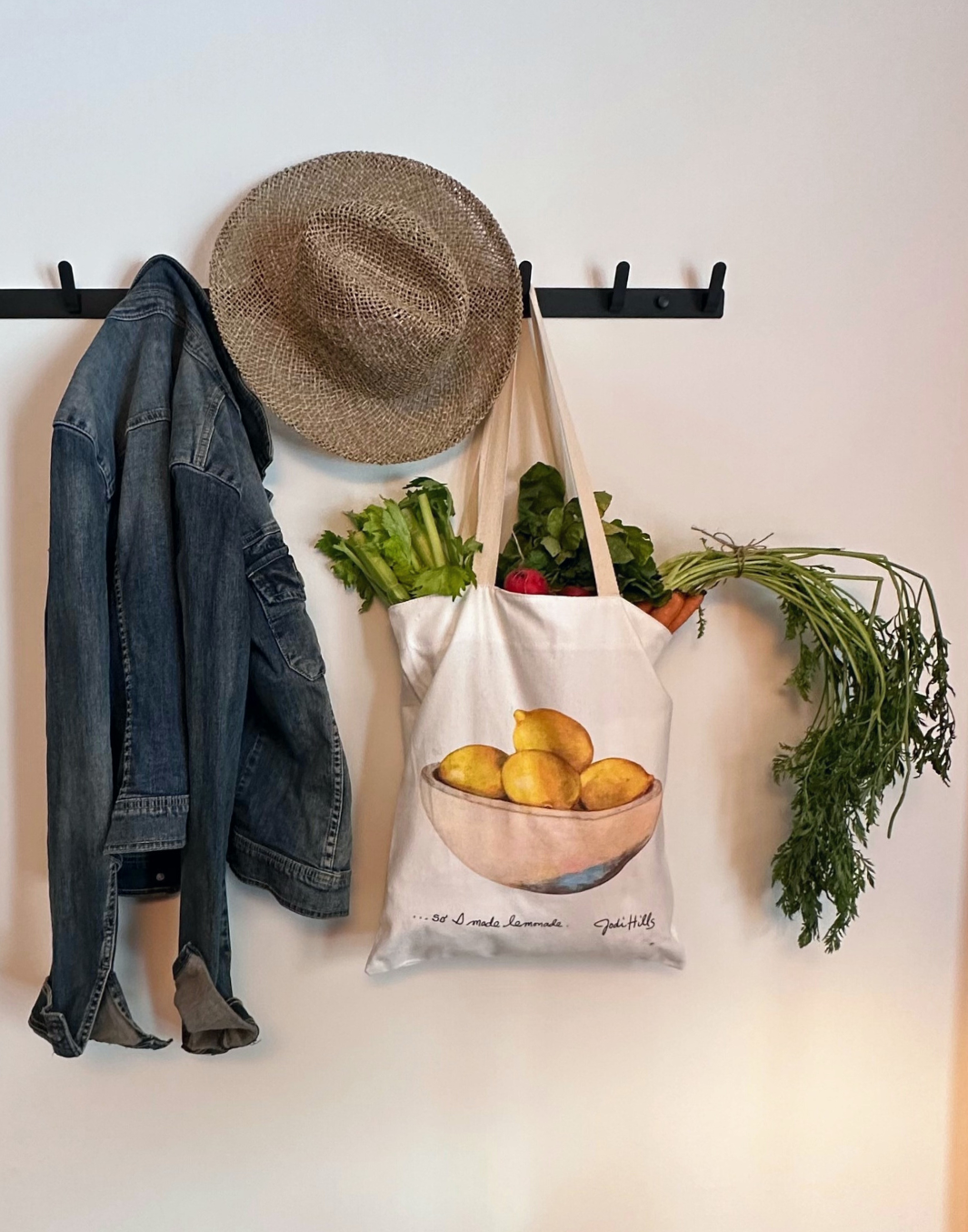 ...so i made lemonade tote