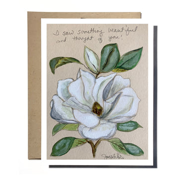 saw something beautiful