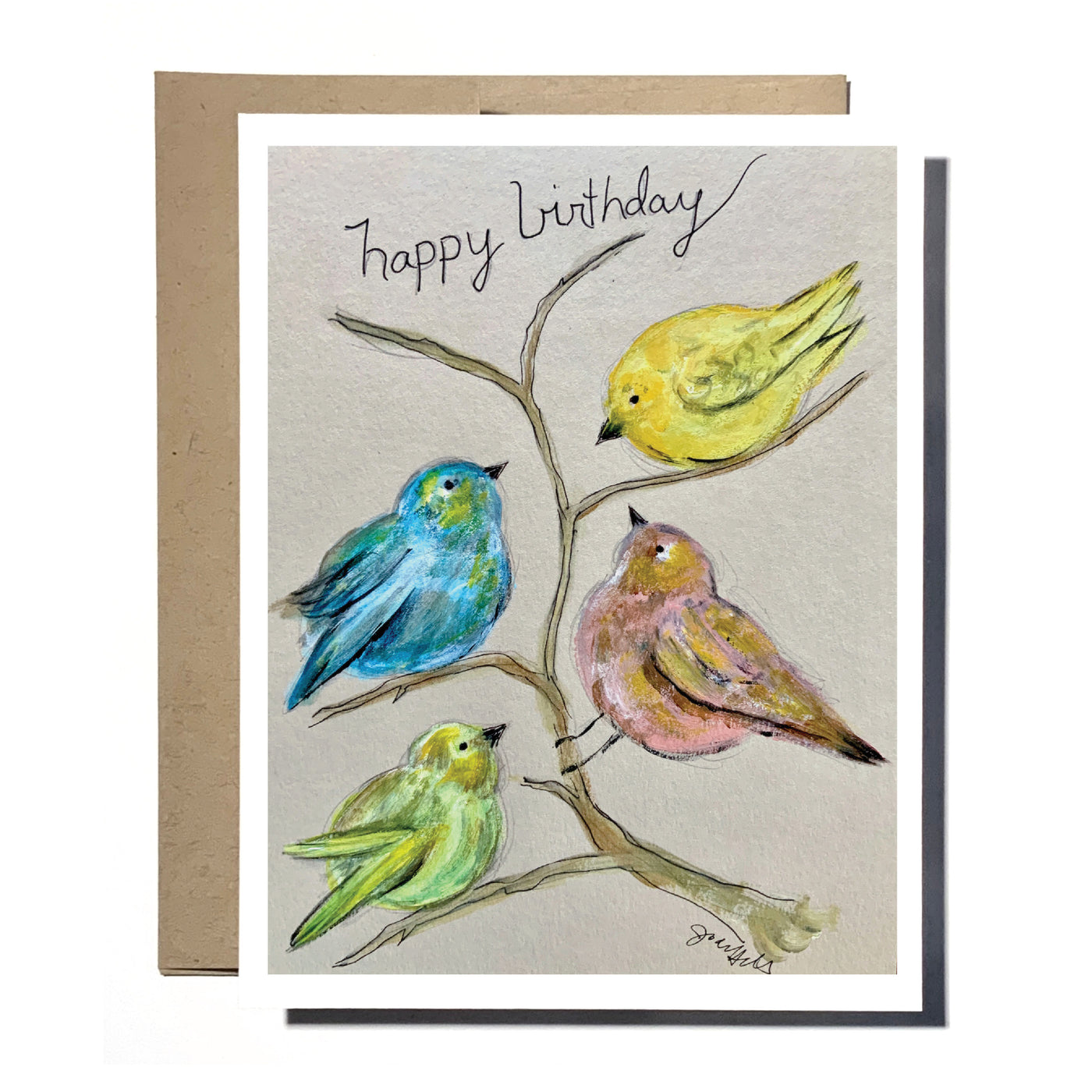 happy birthday many birds