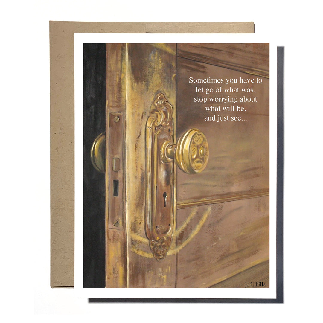 the door
