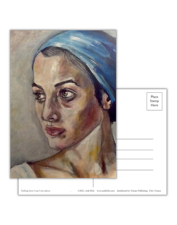 blue postcard collection