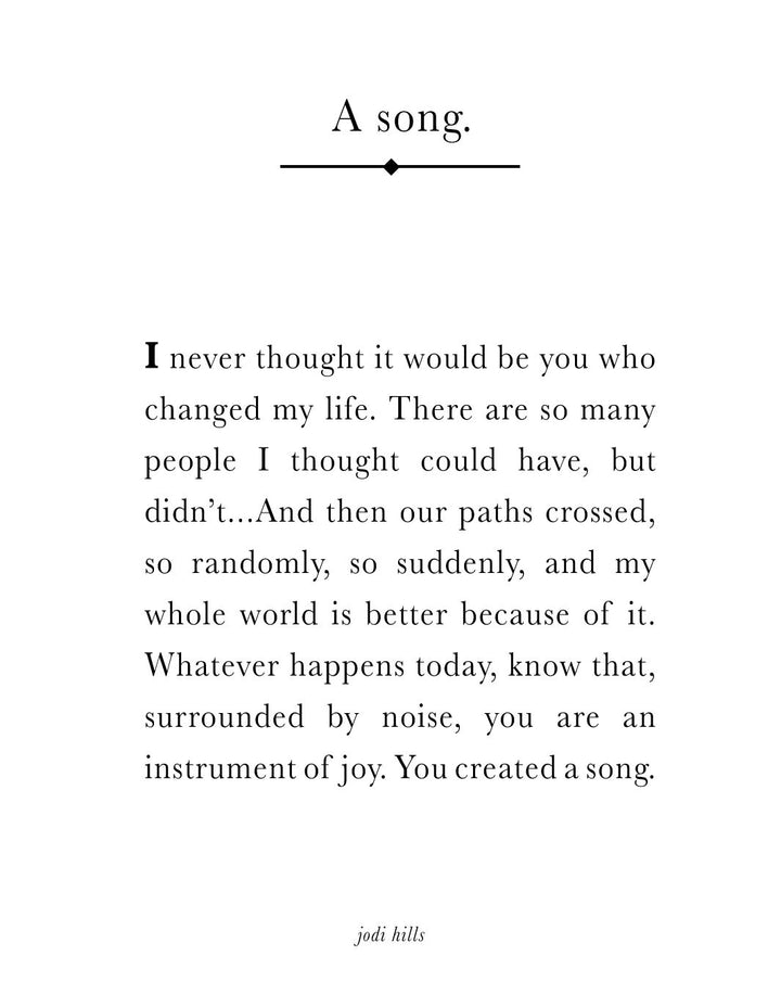 a song