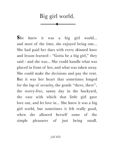 big girl world