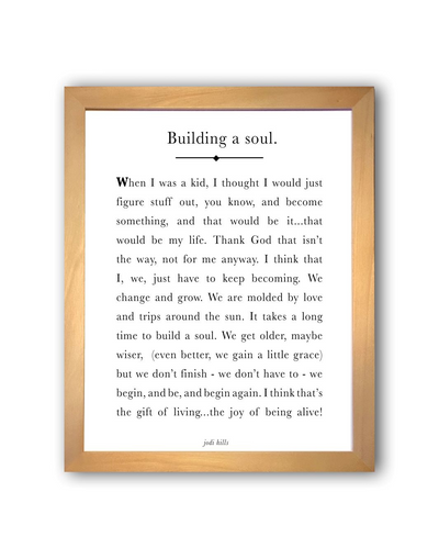 building a soul