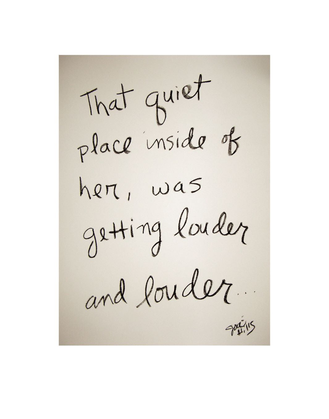 louder and louder
