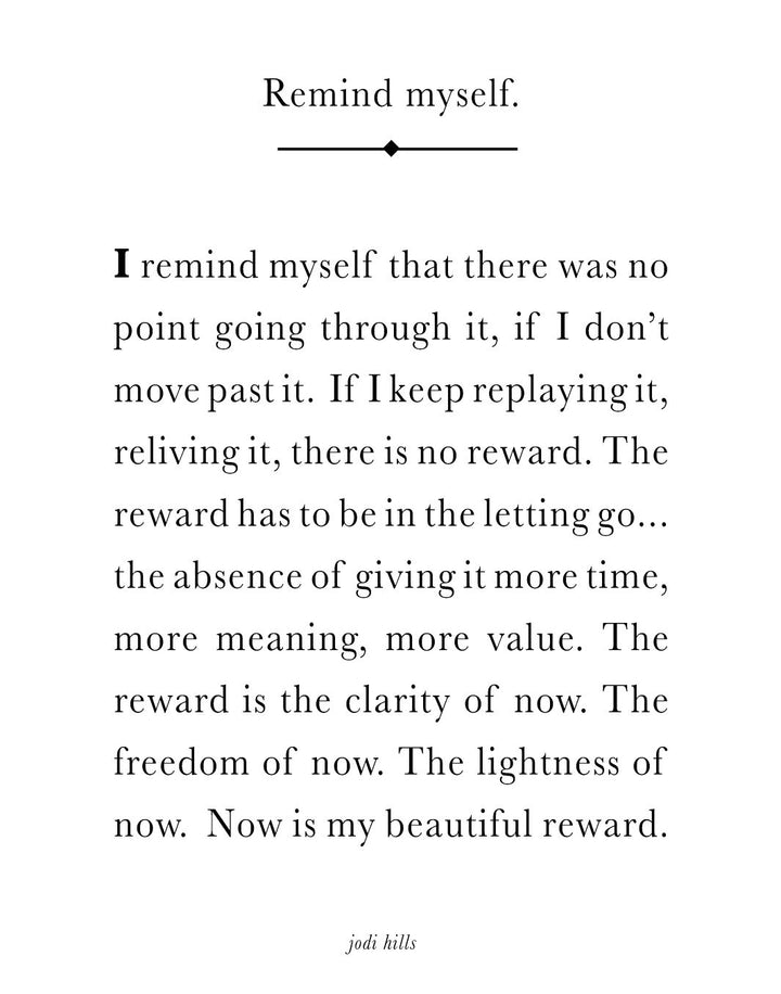 remind myself