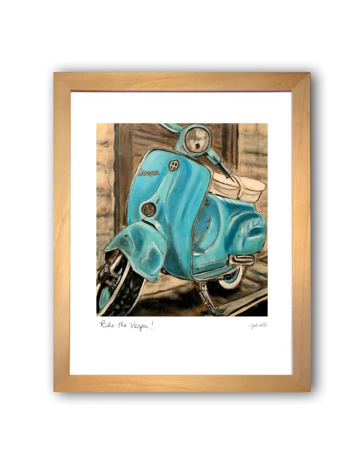 ride the vespa