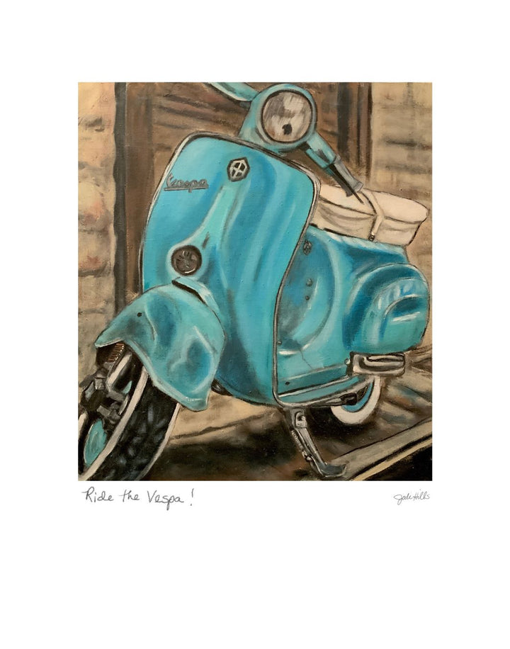ride the vespa