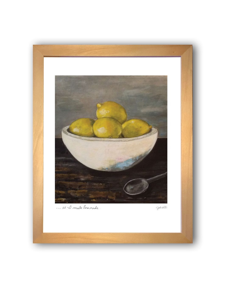 so i made lemonade