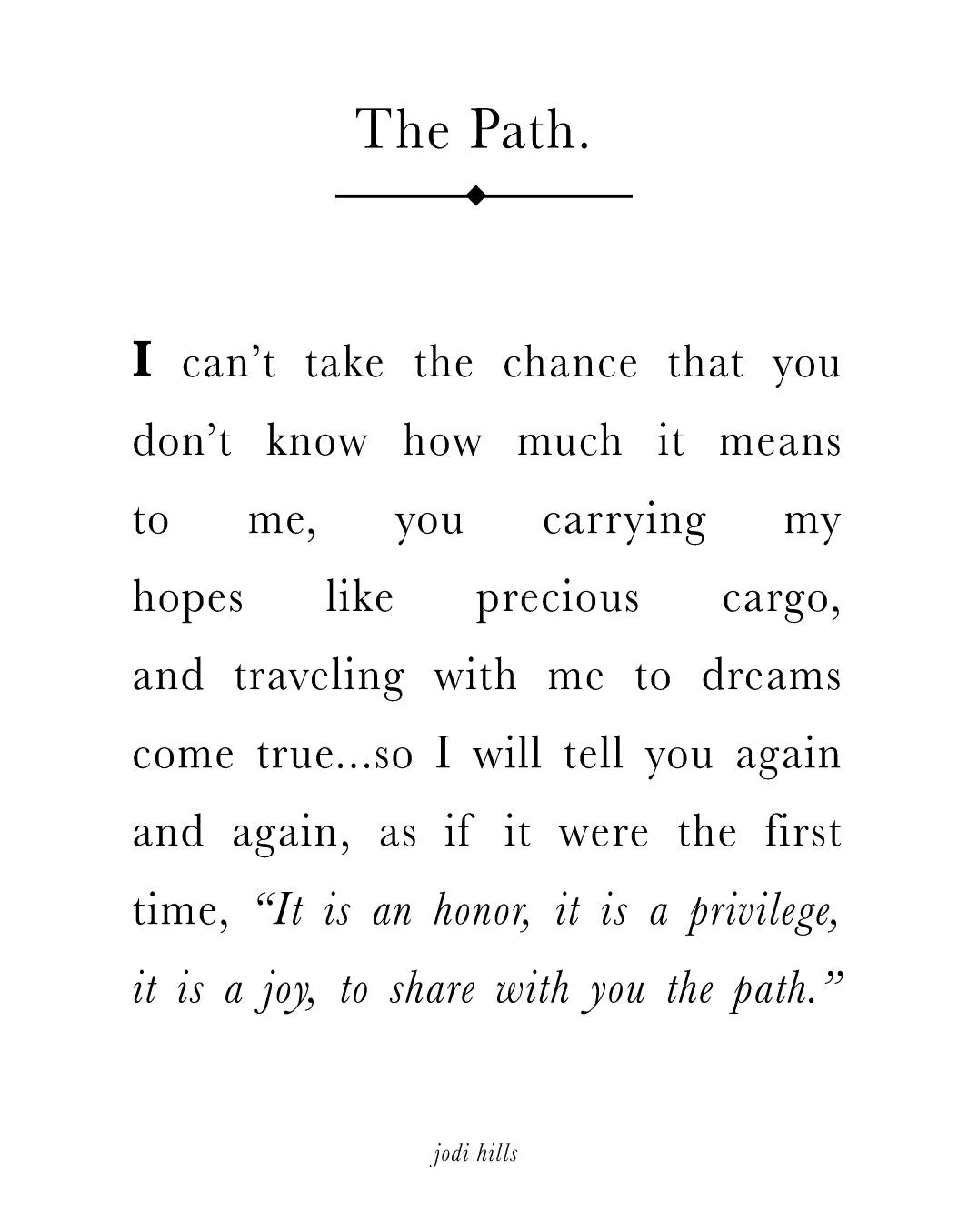the path
