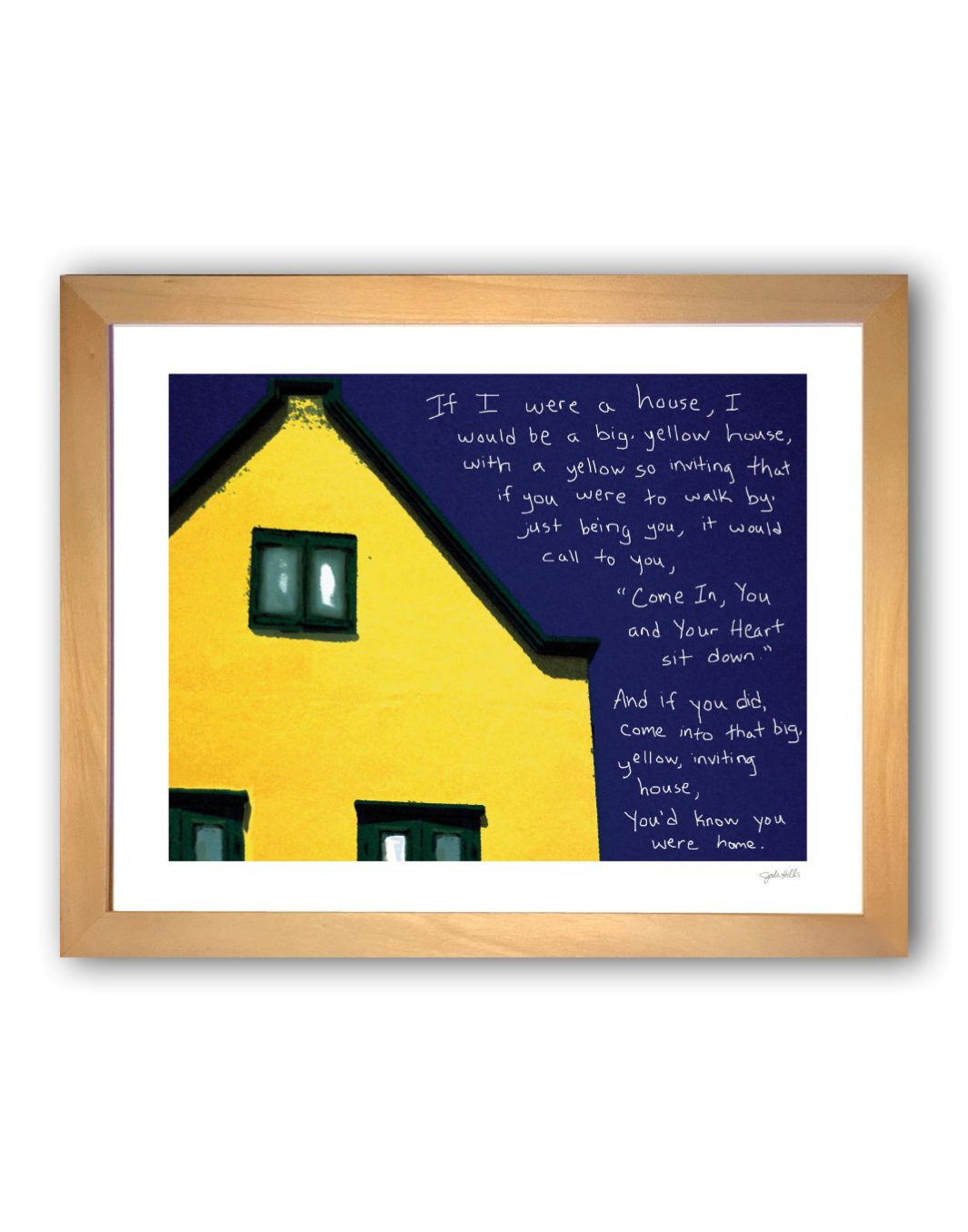 yellow house