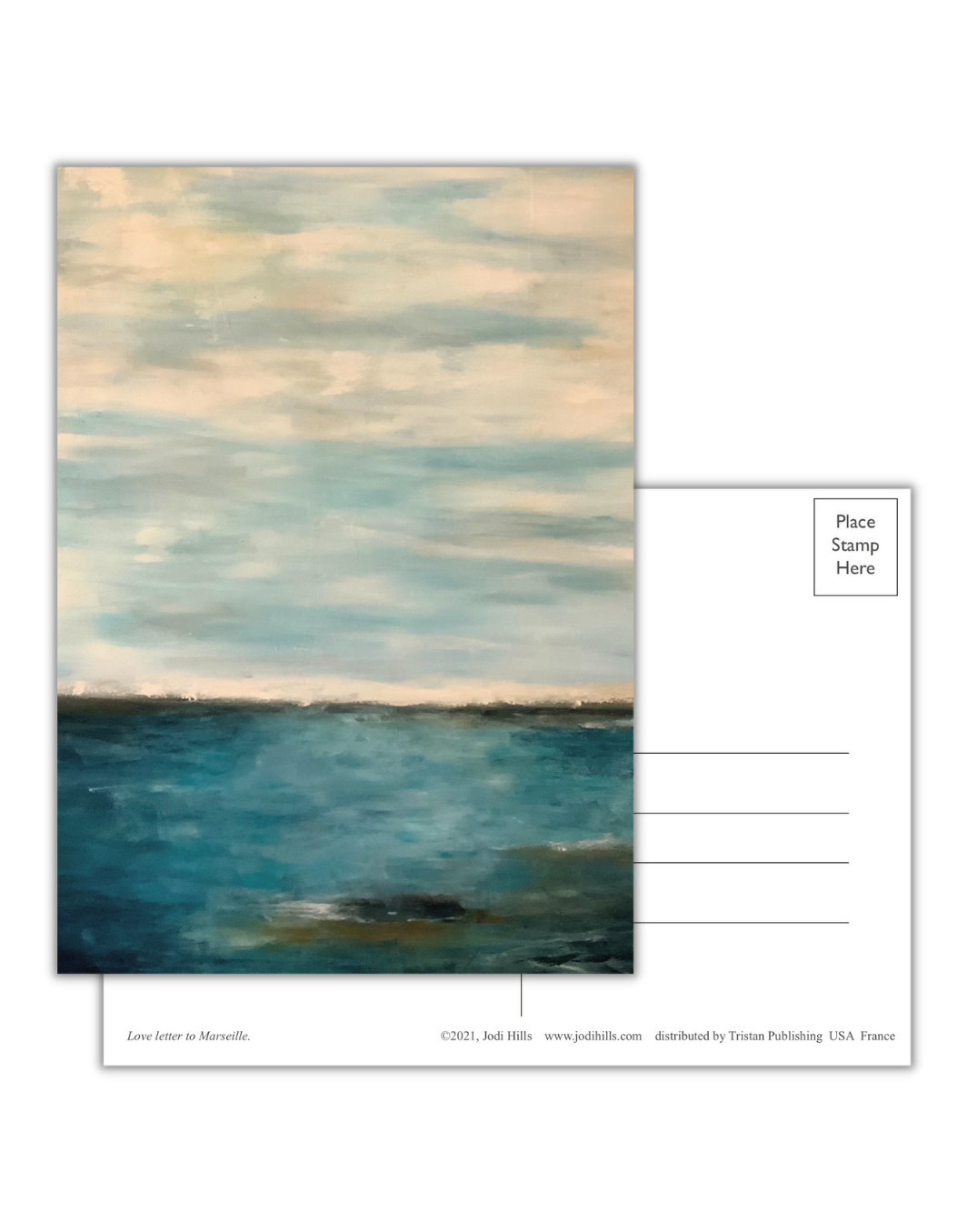 because i thought of you postcard collection