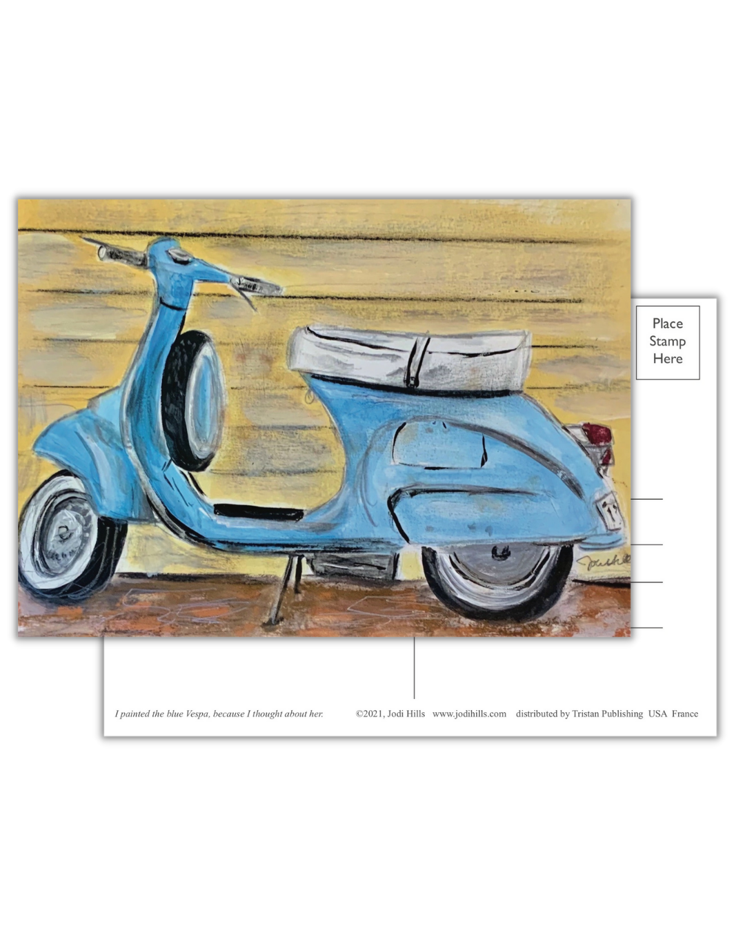 because i thought of you postcard collection