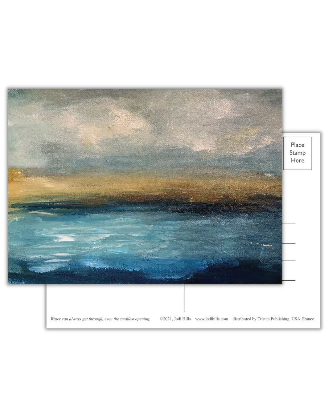 because i thought of you postcard collection