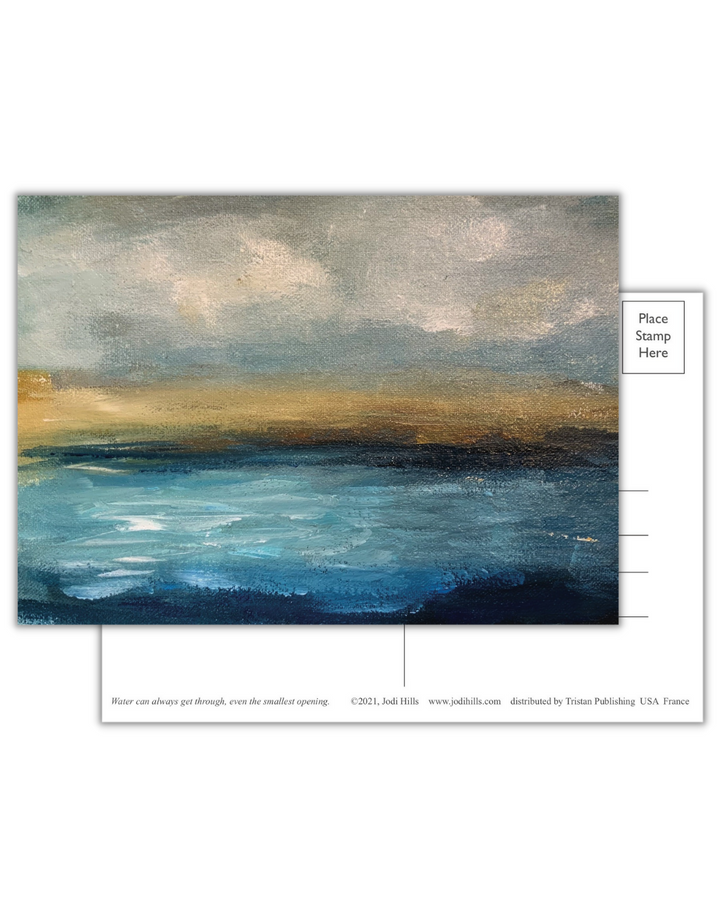 because i thought of you postcard collection