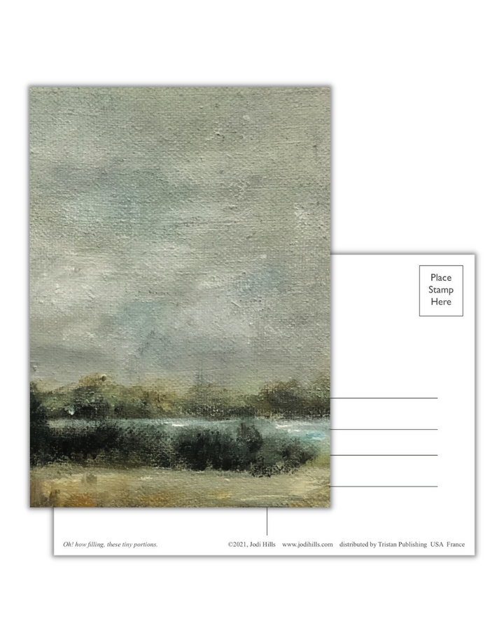 because i thought of you postcard collection