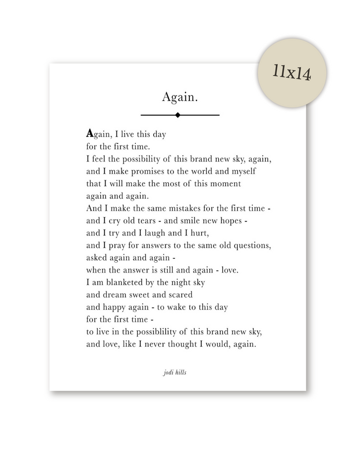 again - printable