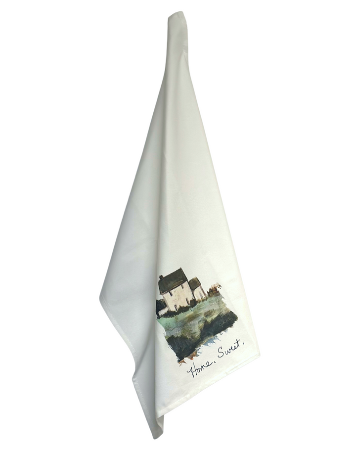 home sweet tea towel