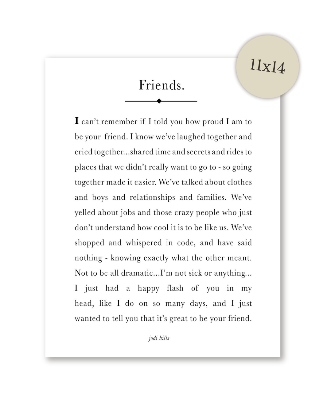 friends - printable