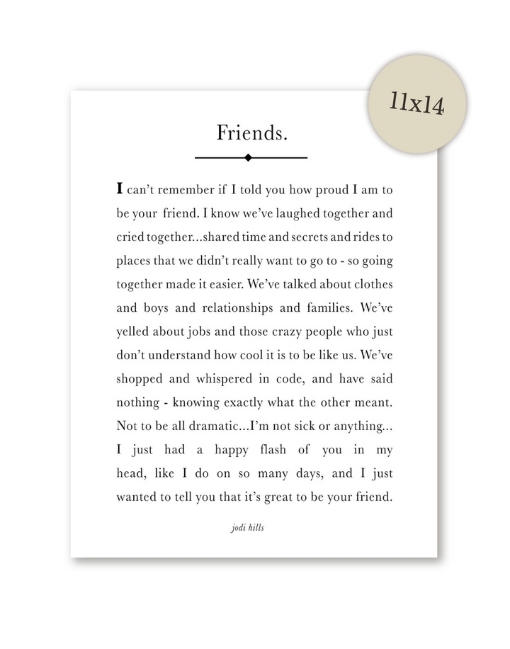 friends - printable