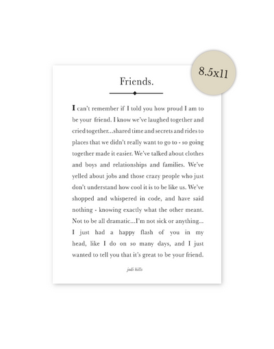 friends - printable