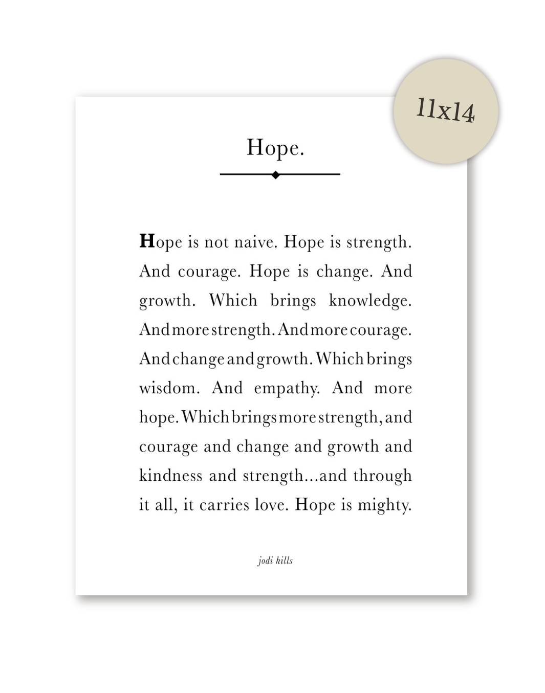 hope - printable