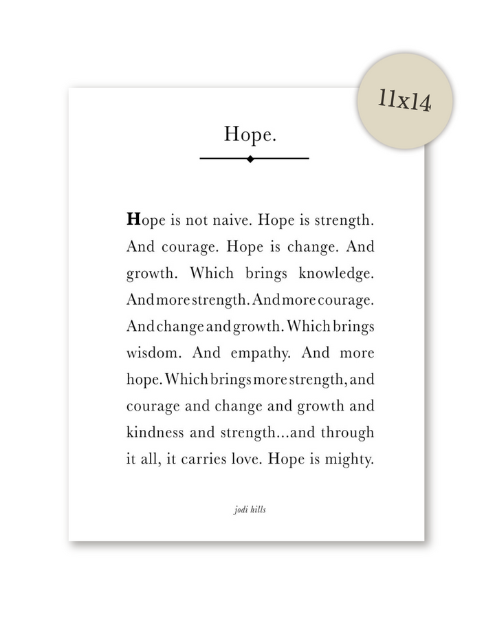 hope - printable