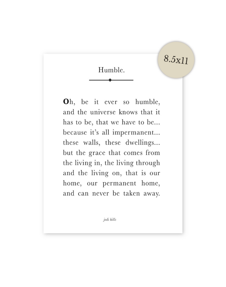 humble - printable