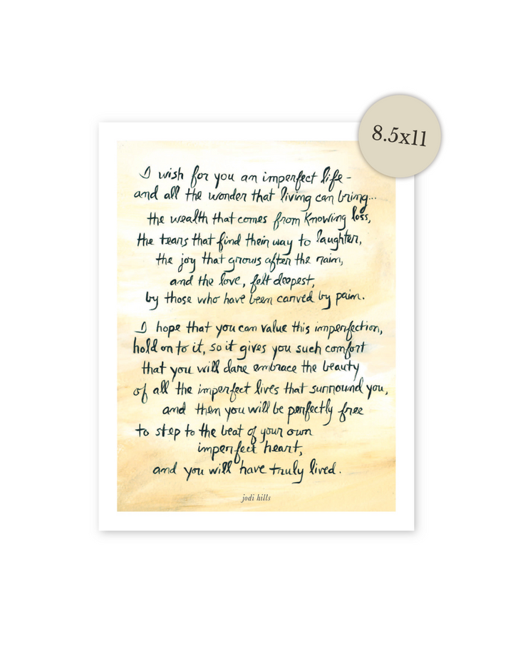 imperfect life - printable