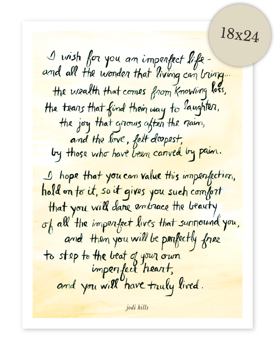 imperfect life - printable