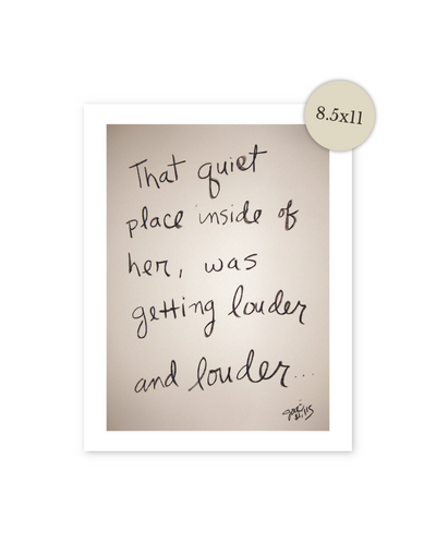 louder and louder - printable