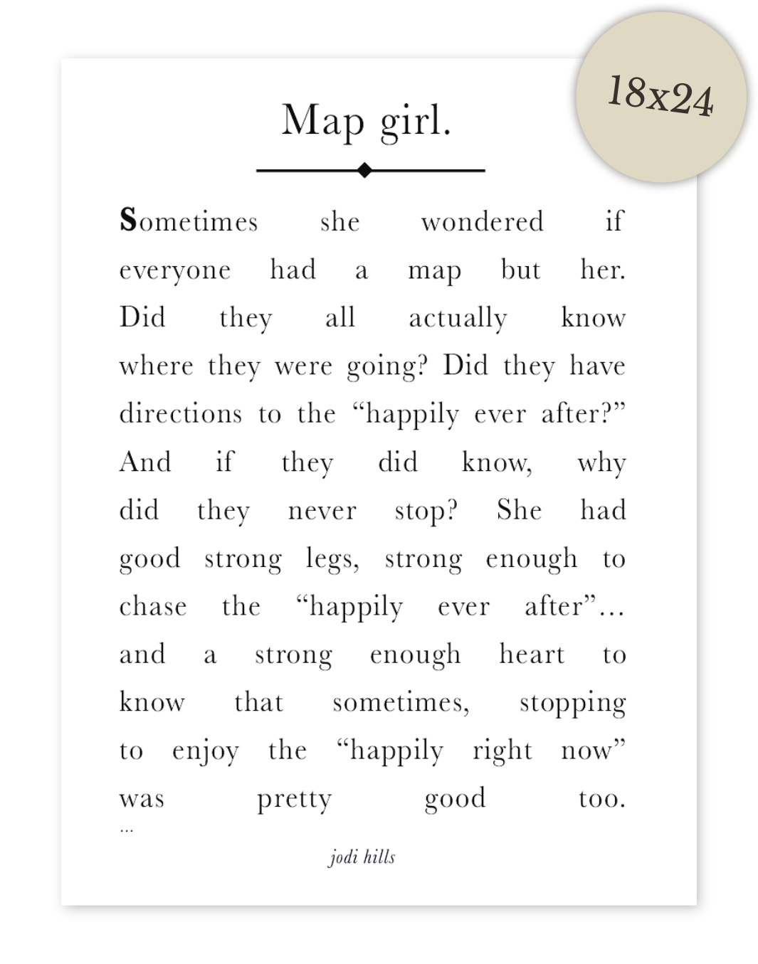 map girl - printable