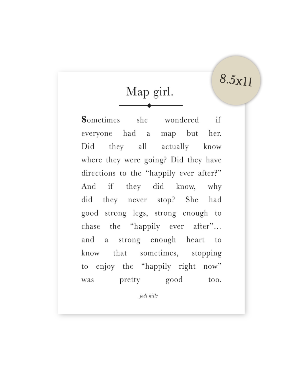 map girl - printable