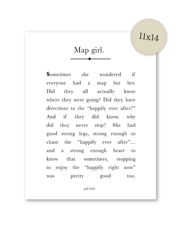 map girl - printable