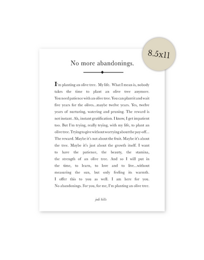 no more abandonings - printable