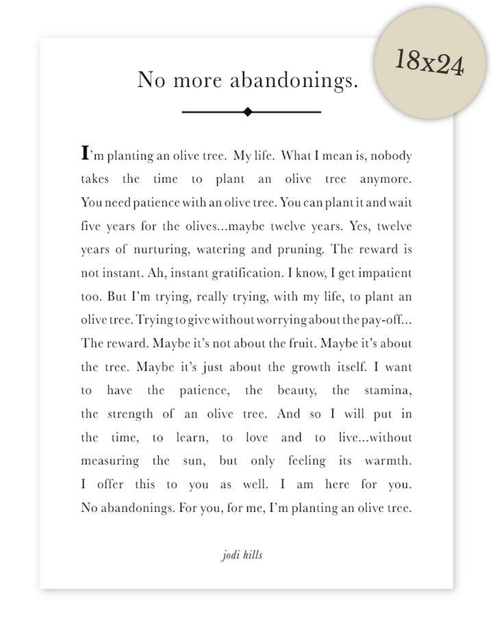 no more abandonings - printable