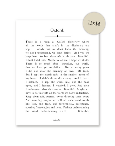 oxford - printable