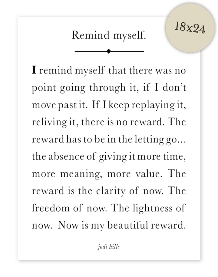 remind myself - printable